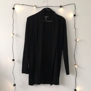 Forever 21 Long Black Cardigan